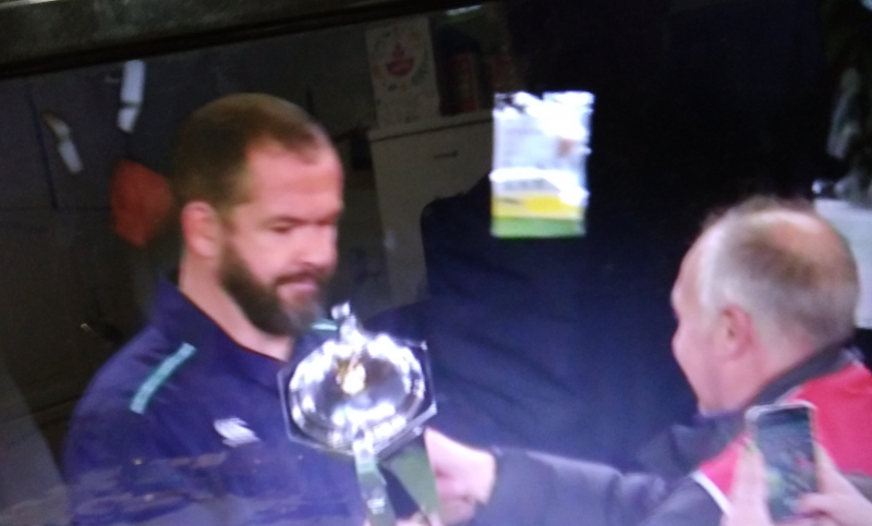 Andy Farrell Head Coach Ireland Rugby 6 nations Grand Slam Champions 2023