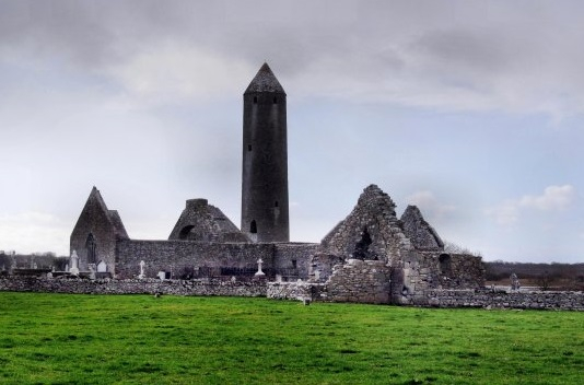 St Coleman's leaning tower near Gort, County Galway recommended by irishpubs.com